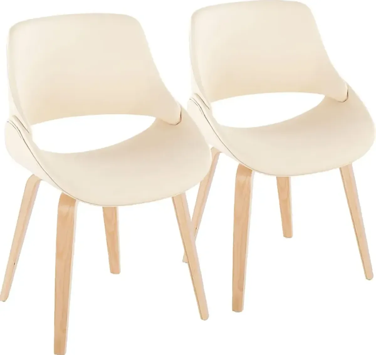 Stroble IX Cream Dining Chair, Set of 2