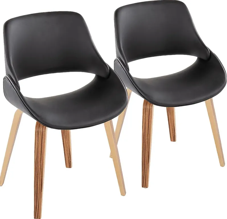 Stroble X Black Dining Chair, Set of 2