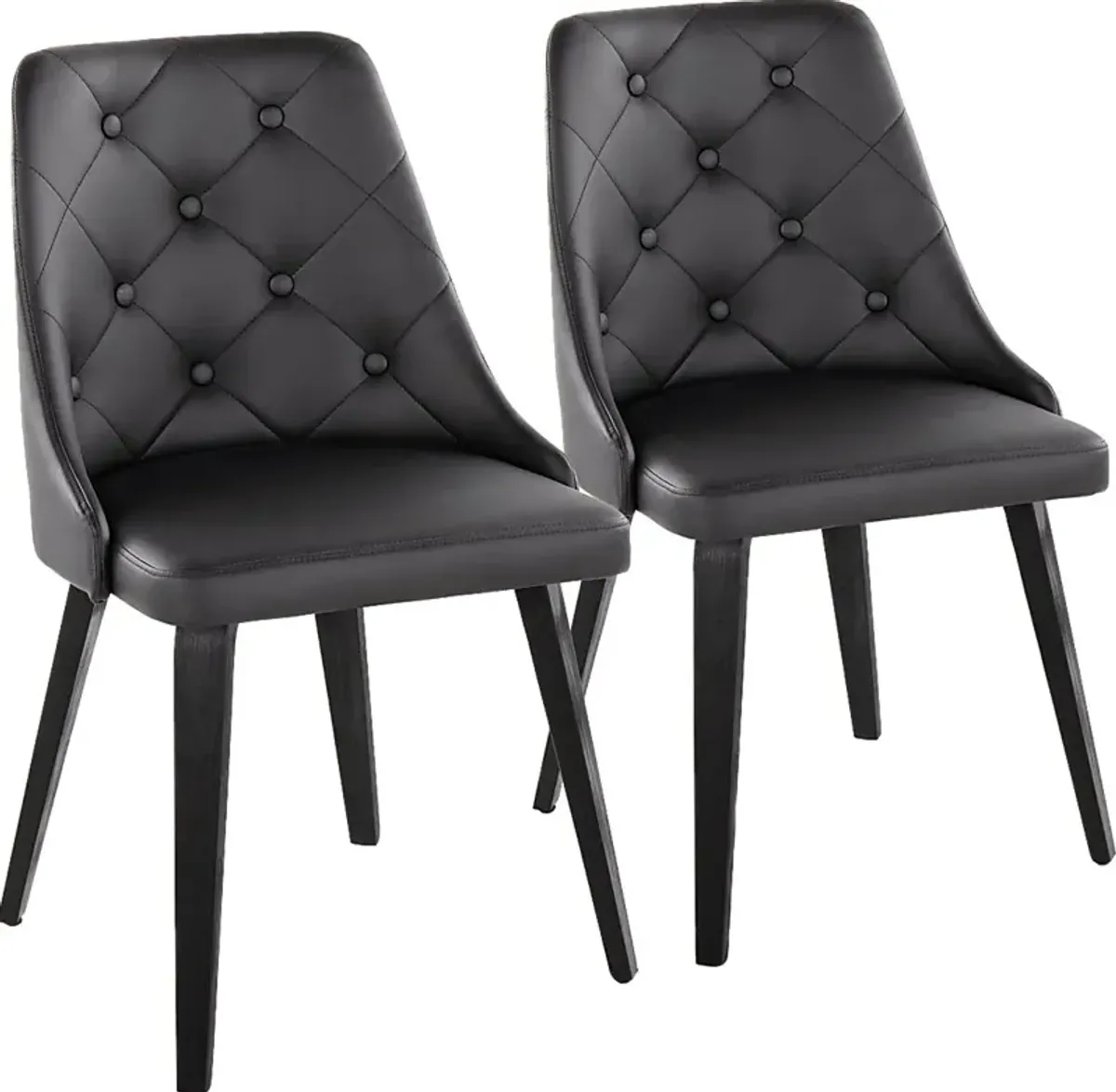 Stanyarne I Black Dining Chair, Set of 2