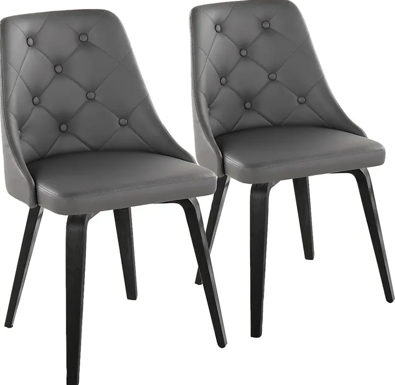 Stanyarne I Gray Dining Chair, Set of 2