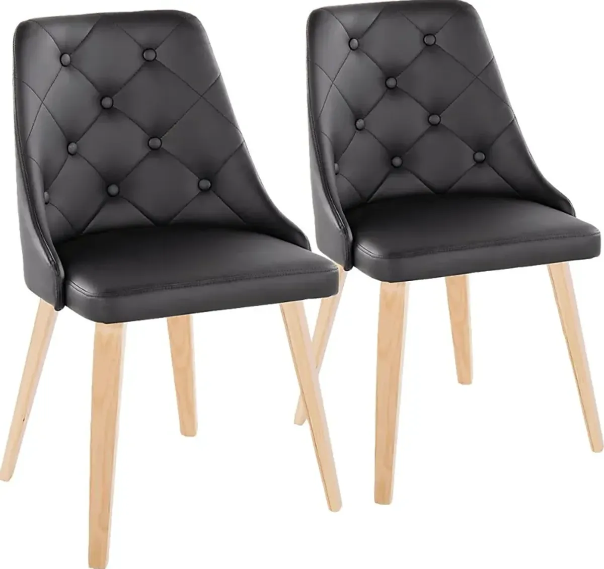 Stanyarne II Black Dining Chair, Set of 2