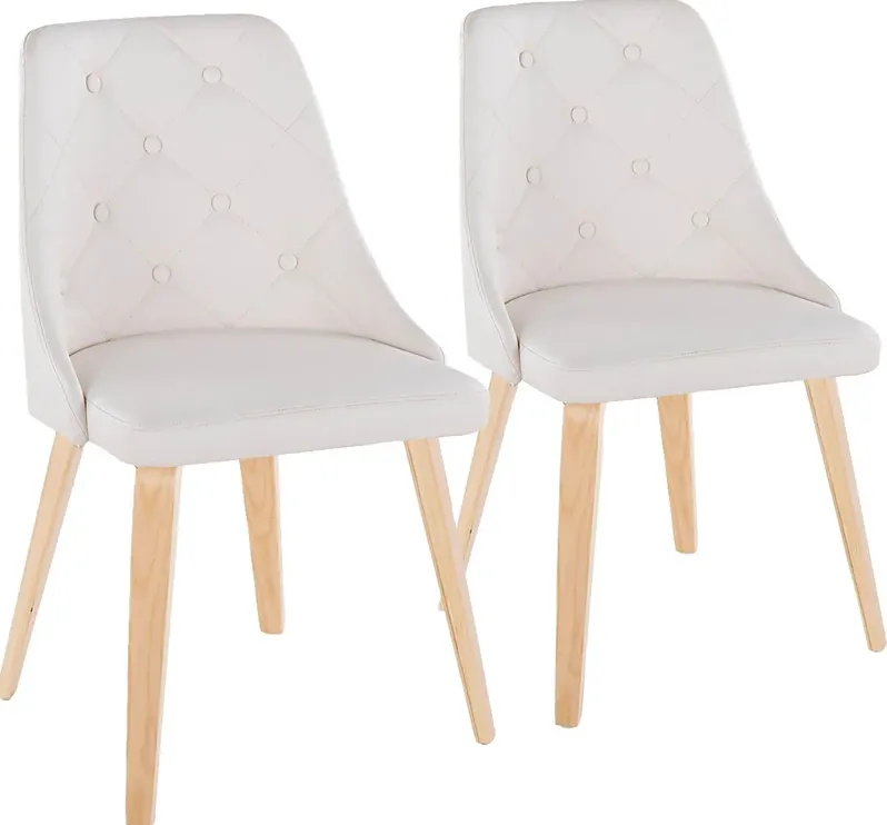 Stanyarne II White Dining Chair, Set of 2