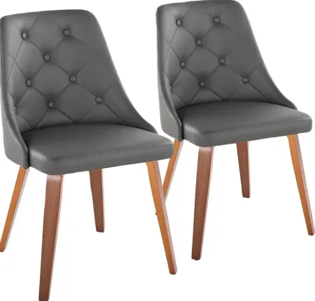 Stanyarne III Gray Dining Chair, Set of 2