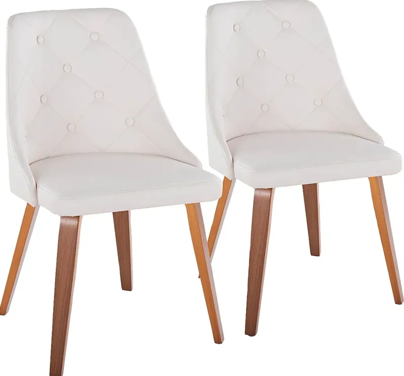 Stanyarne III White Dining Chair, Set of 2