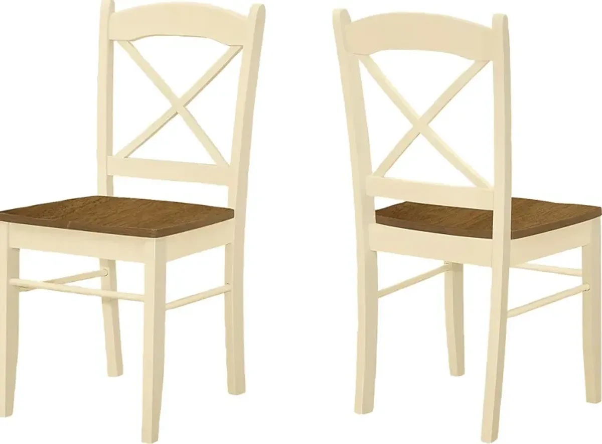 Oemlar Cream Side Chair, Set of 2