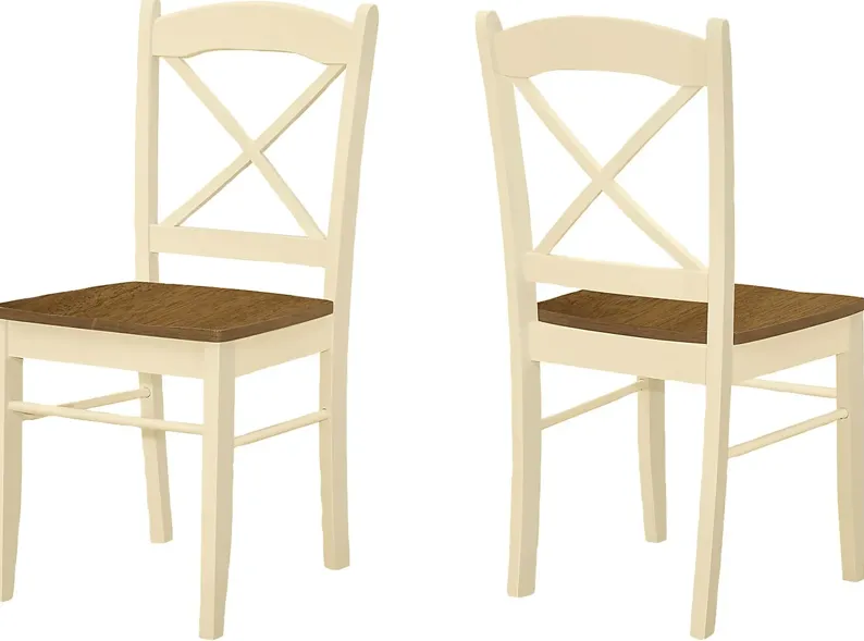 Oemlar Cream Side Chair, Set of 2
