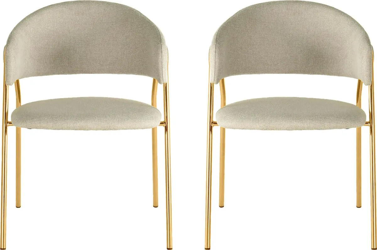 Lasiandra Cream Dining Chair, Set of 2