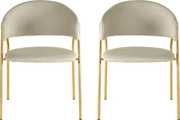 Lasiandra Cream Dining Chair, Set of 2