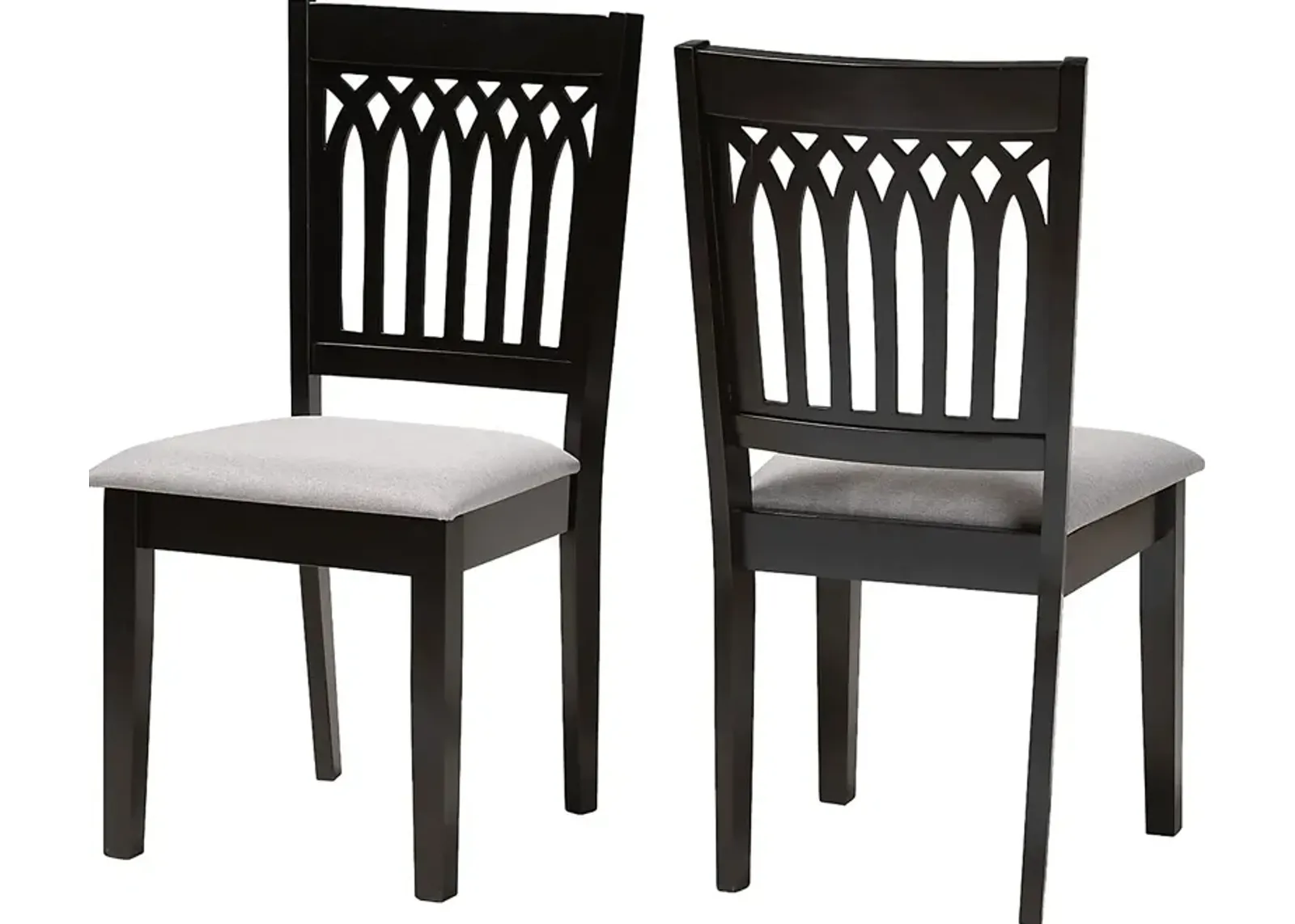 Salzedo Dark Brown Dining Chair, Set of 2