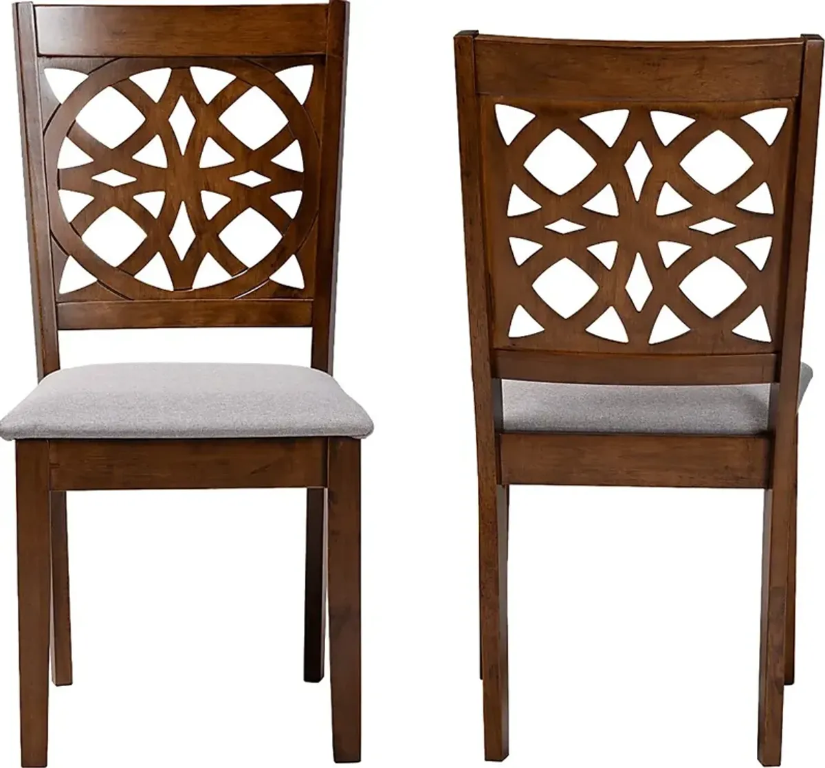 Sarria Walnut Brown Dining Chair, Set of 2