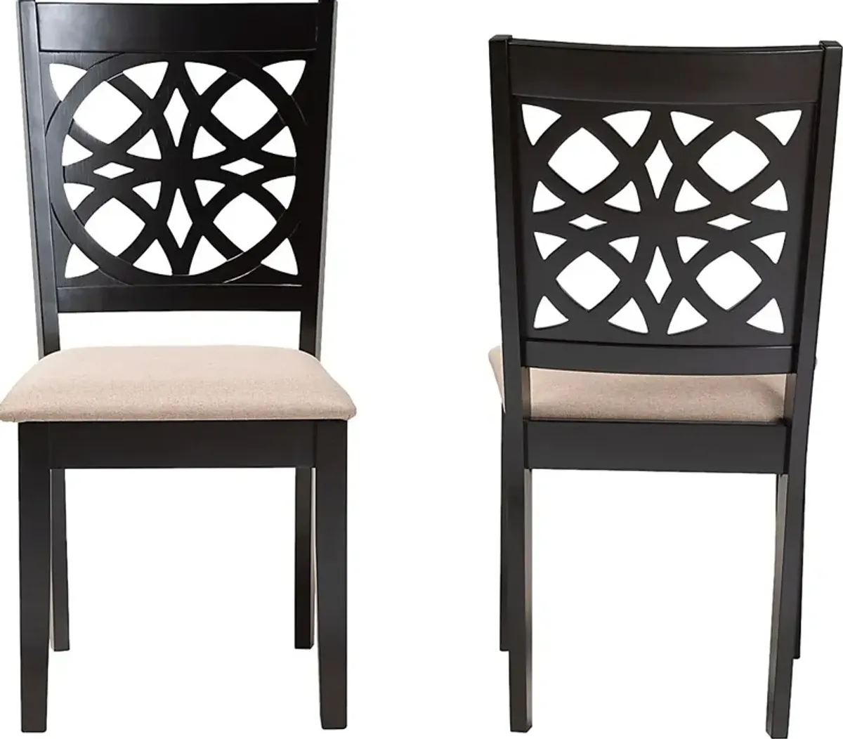 Sarria Brown Dining Chair, Set of 2