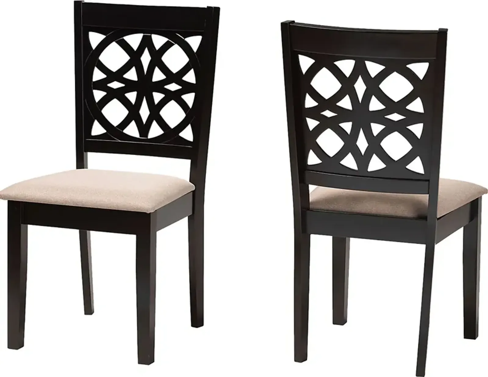 Sarria Brown Dining Chair, Set of 2