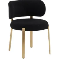 Vuemont Black Dining Chair