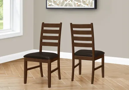 Ristau Black Side Chair, Set of 2