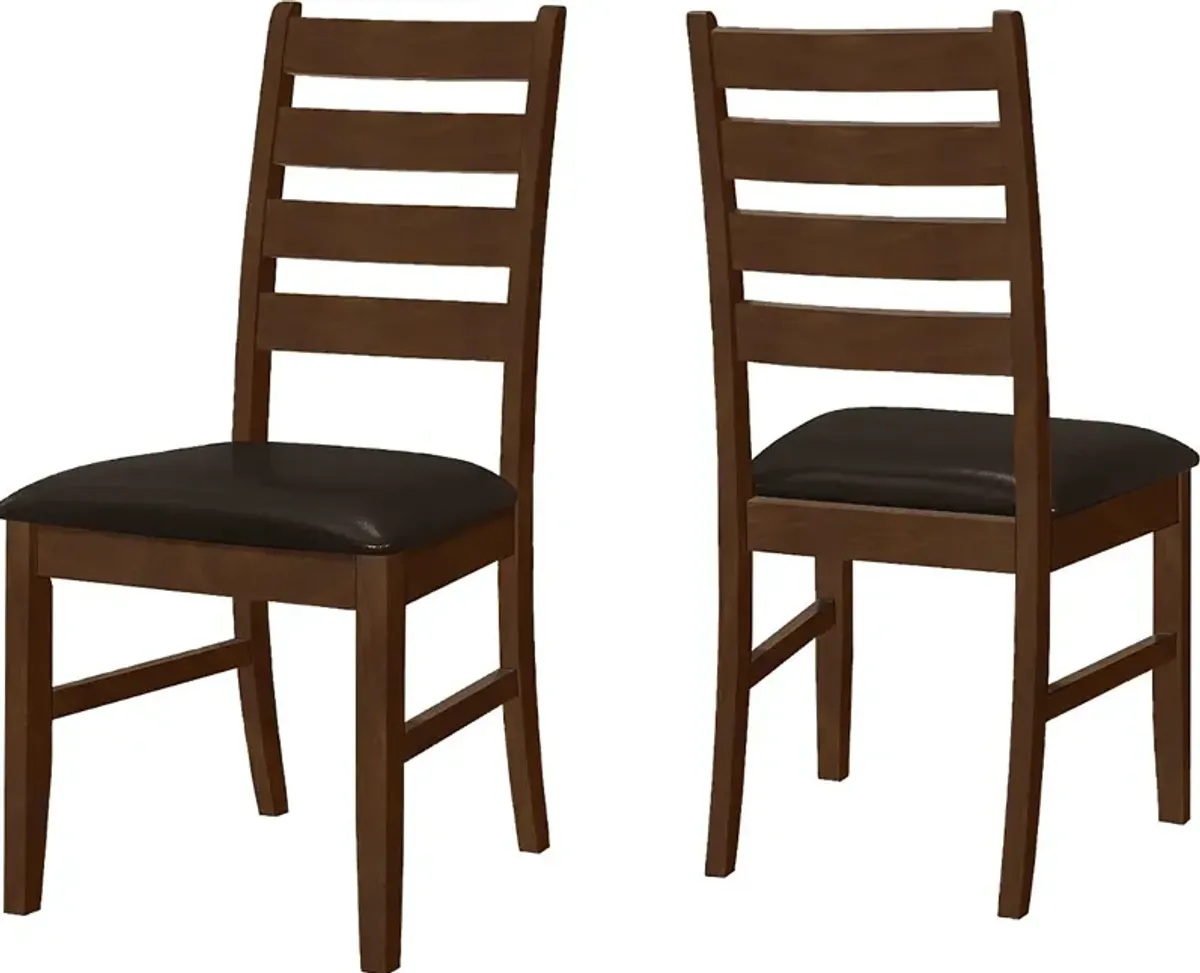 Ristau Black Side Chair, Set of 2