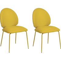 Giammona Yellow Side Chair, Set of 2