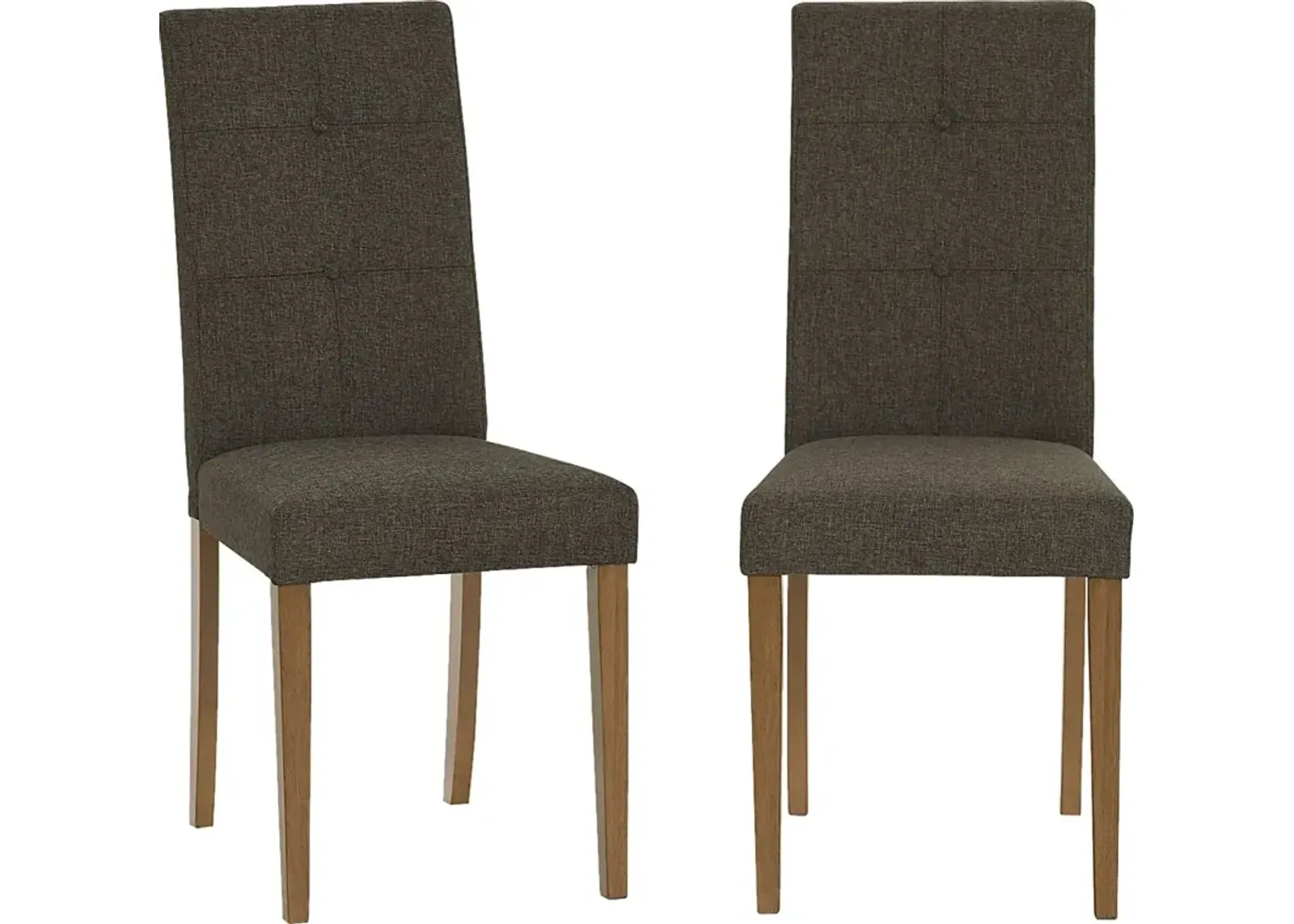 Lasena Gray Dining Chair, Set of 2