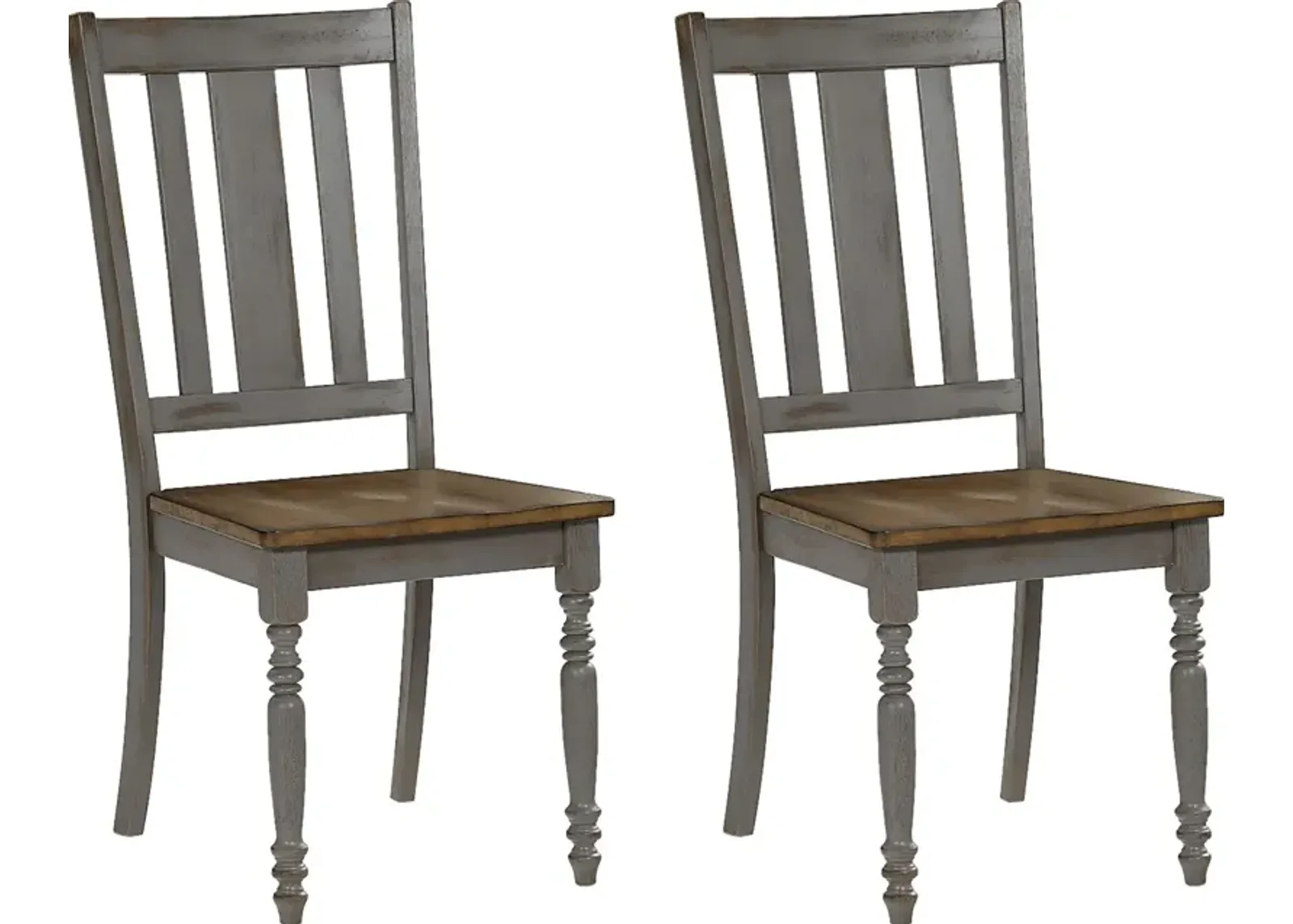 Raylene Gray Dining Chair, Set of 2