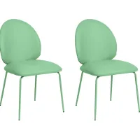 Giammona Green Side Chair, Set of 2