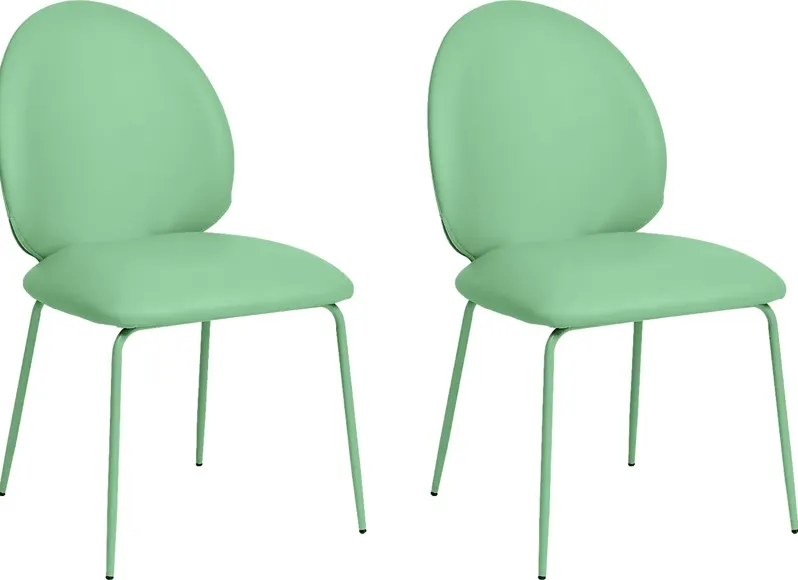 Giammona Green Side Chair, Set of 2