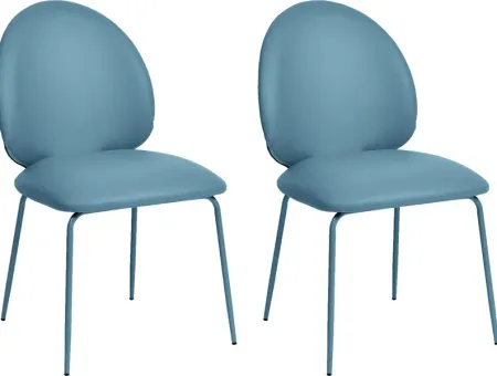 Giammona Blue Side Chair, Set of 2