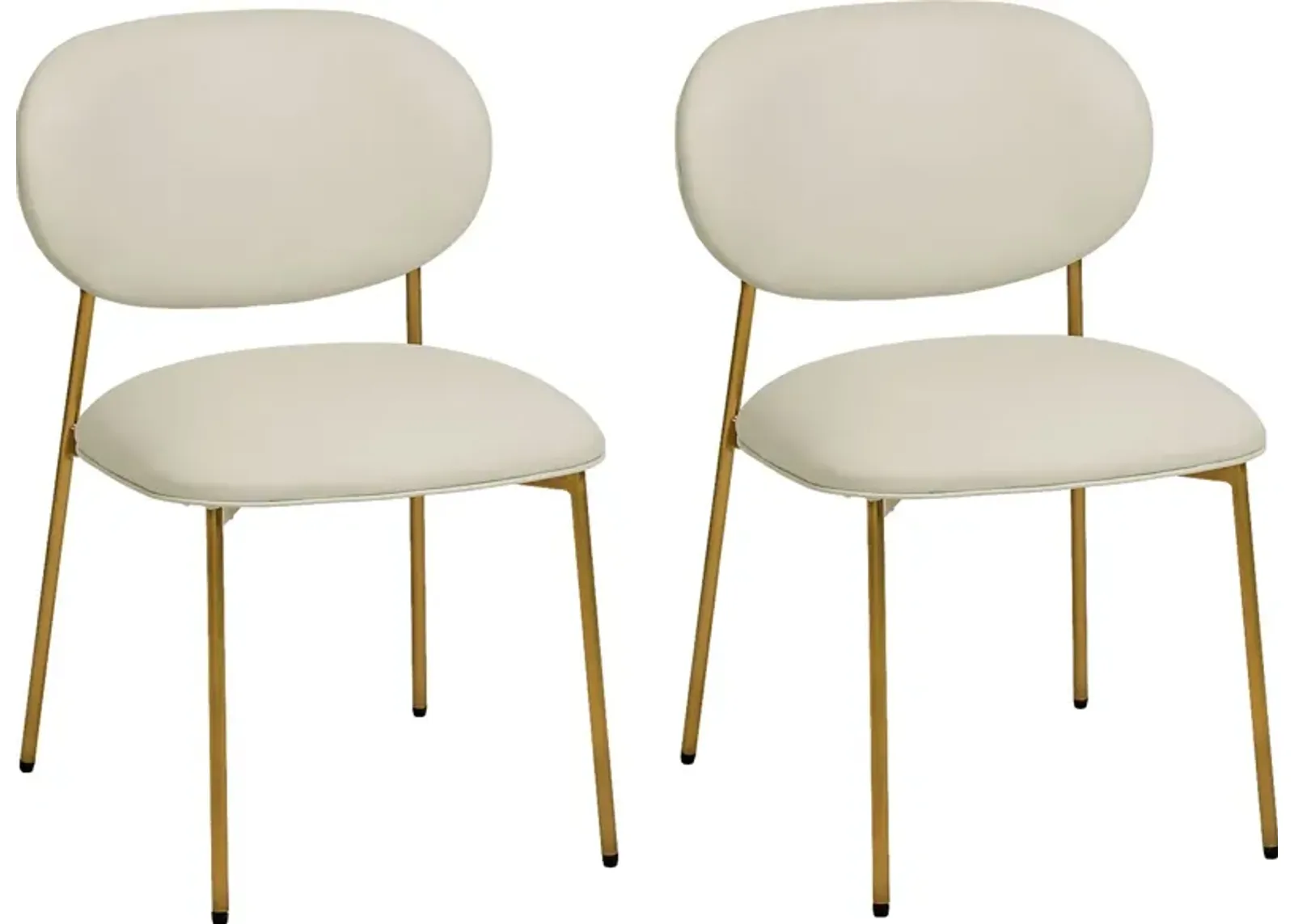 Keloba II Cream Side Chair, Set of 2