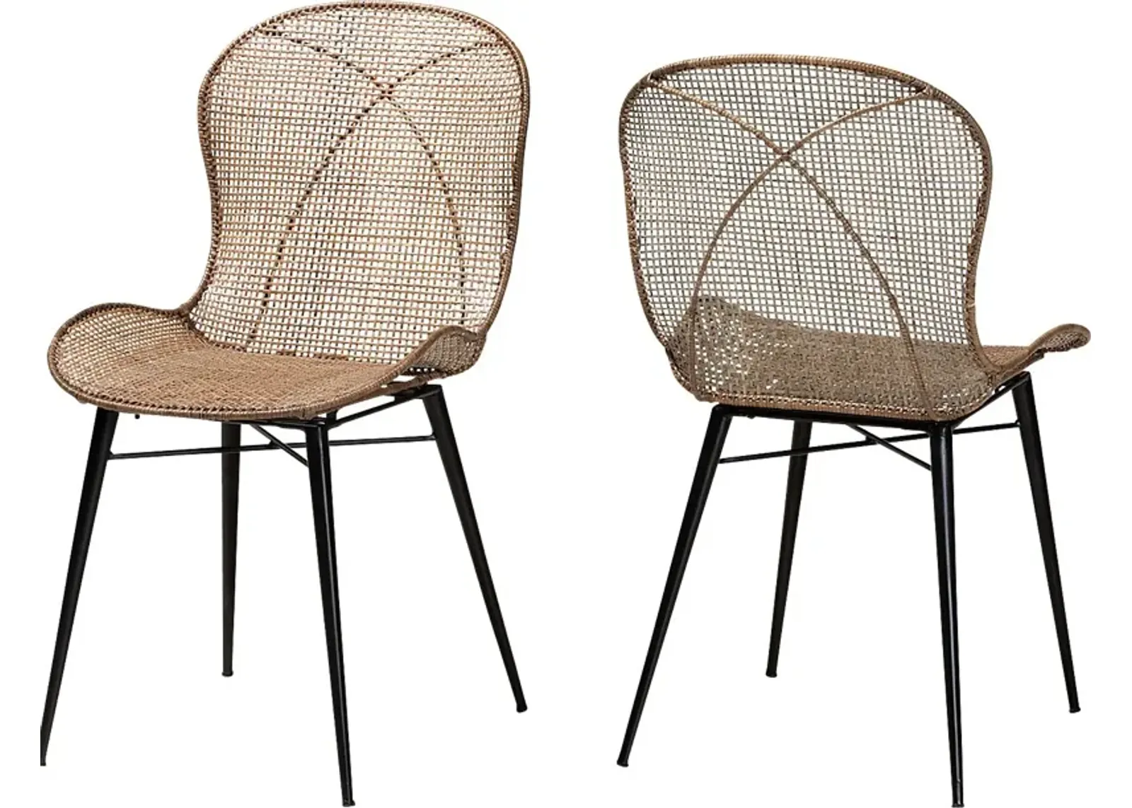 Jouvette Brown Side Chair, Set of 2