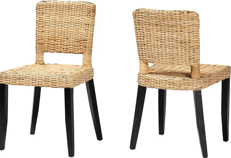 Kenoza Brown Side Chair, Set of 2