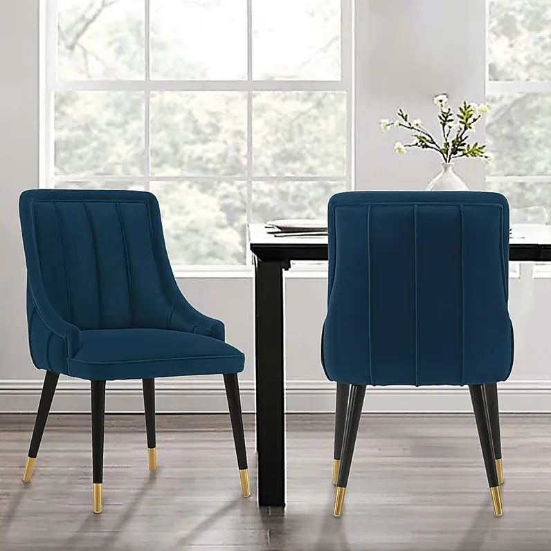 Erlandson Midnight Blue Side Chair