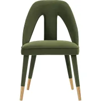 Woronoco Olive Green Side Chair