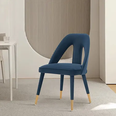 Woronoco Blue Side Chair