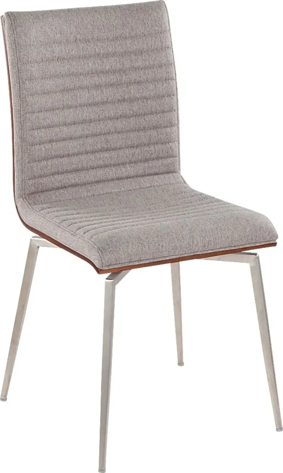 Burnsfield Light Gray Swivel Side Chair, Set of 2