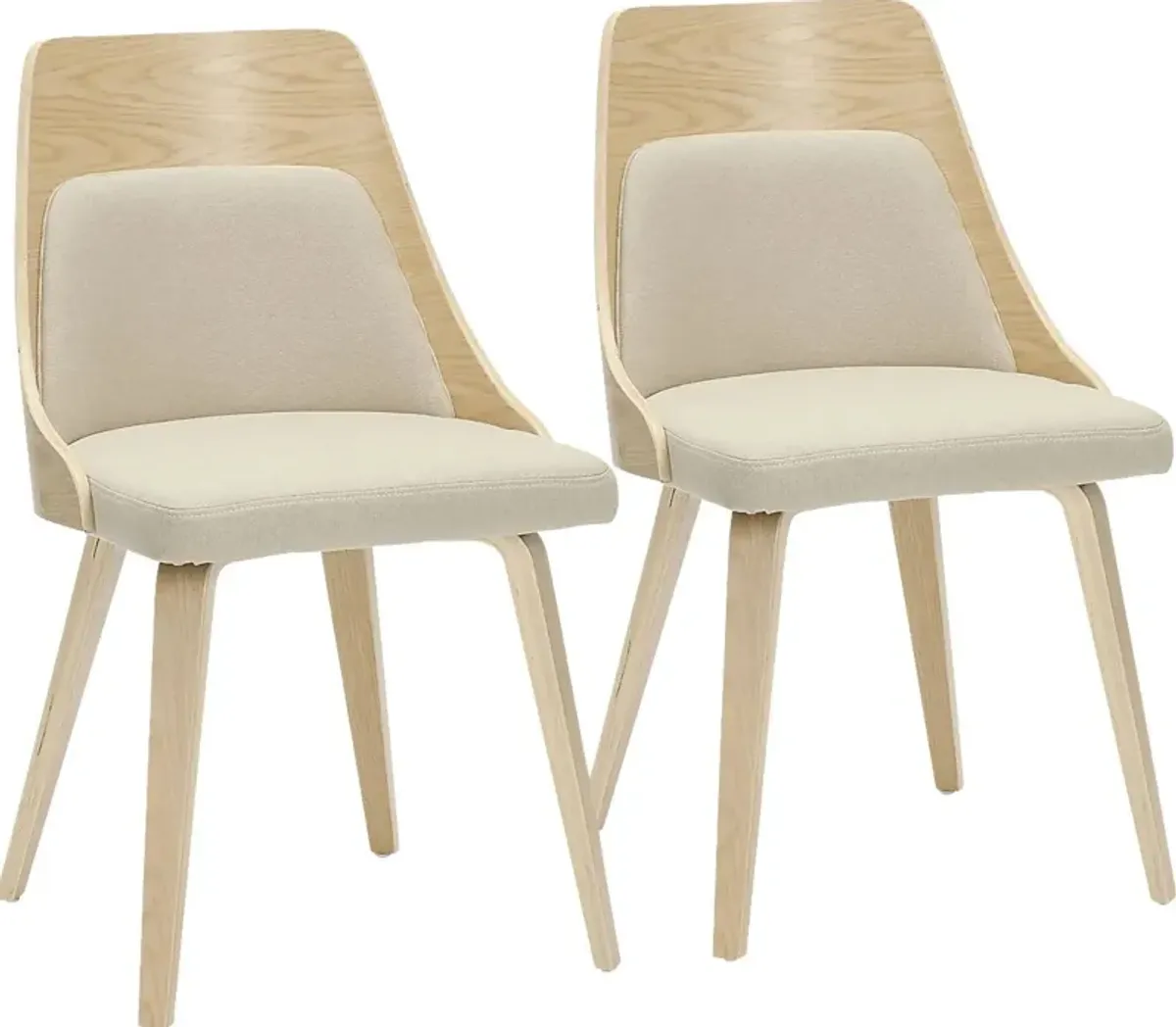 Kirkleigh I Cream Side Chair, Set of 2