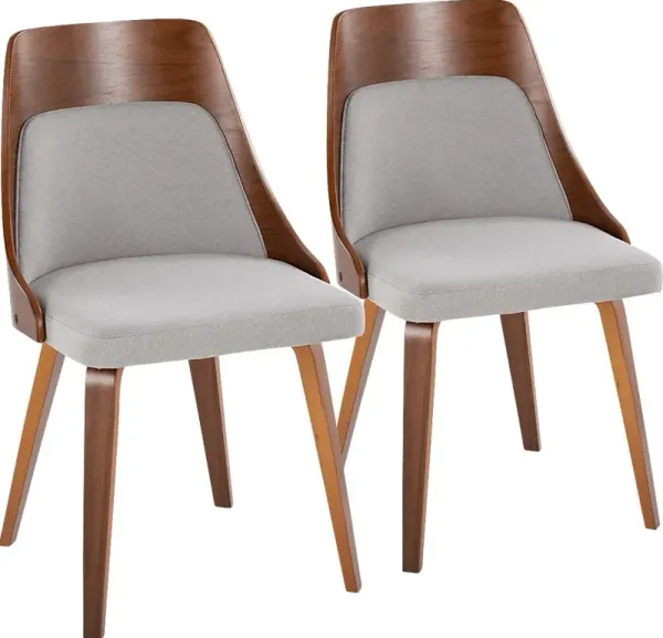 Kirkleigh II Gray Side Chair, Set of 2