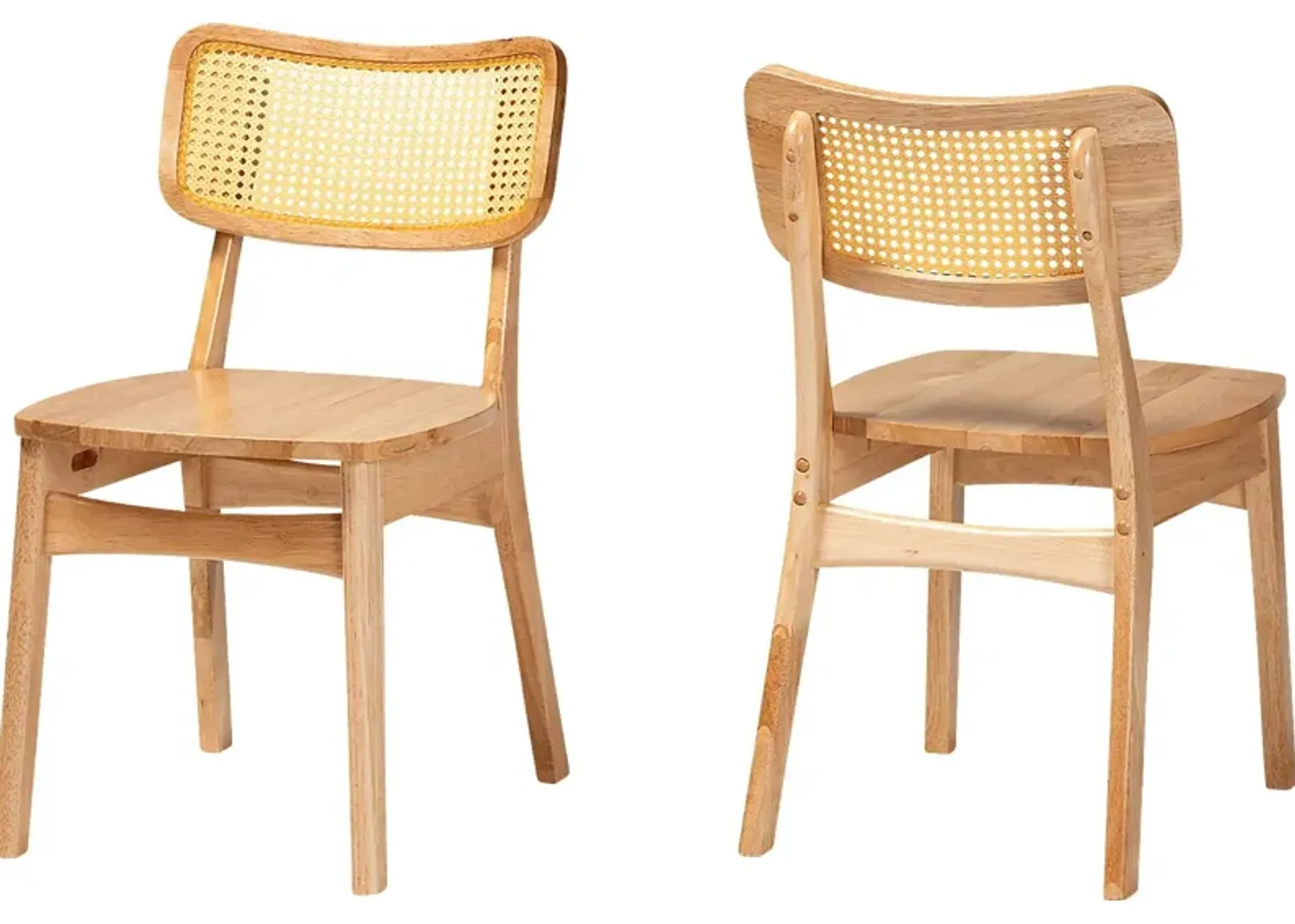 Calcasieu Light Brown Dining Chair, Set of 2