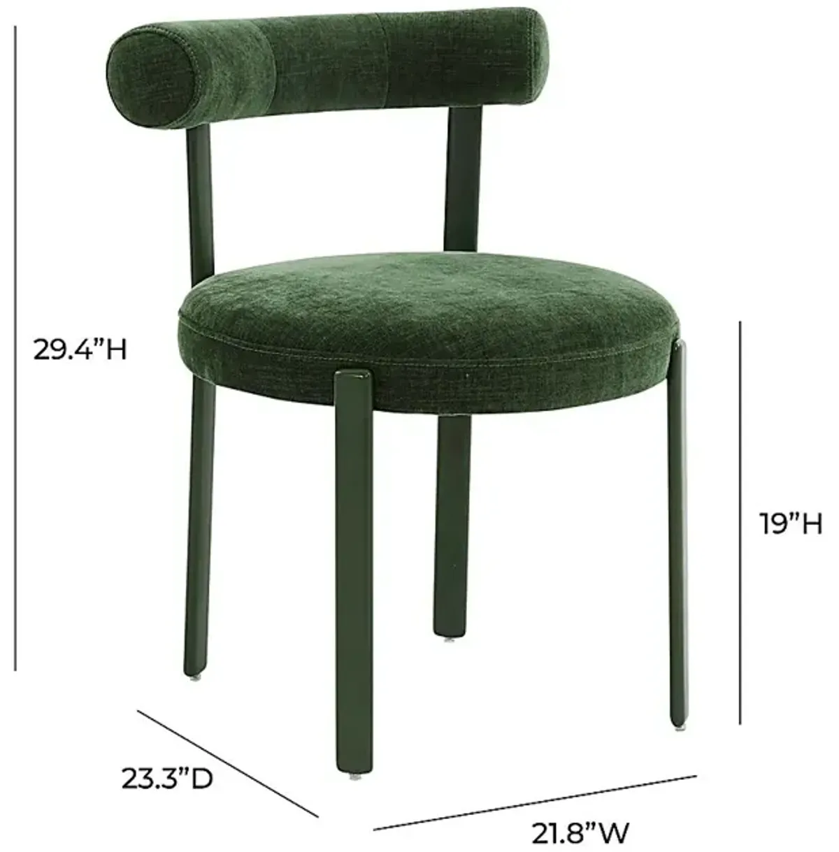 Fayrene Green Dining Chair