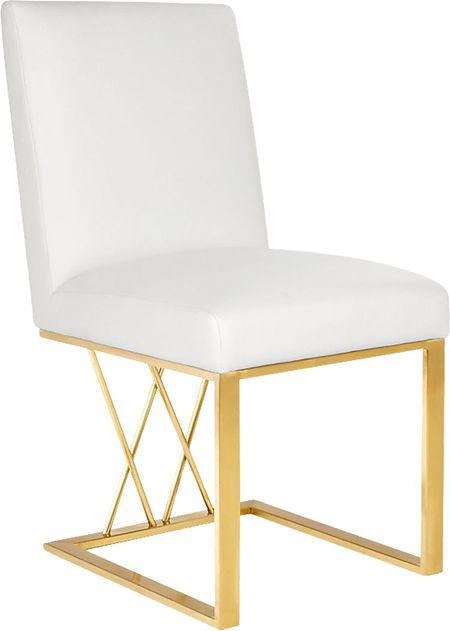 Kourtni White Dining Chair