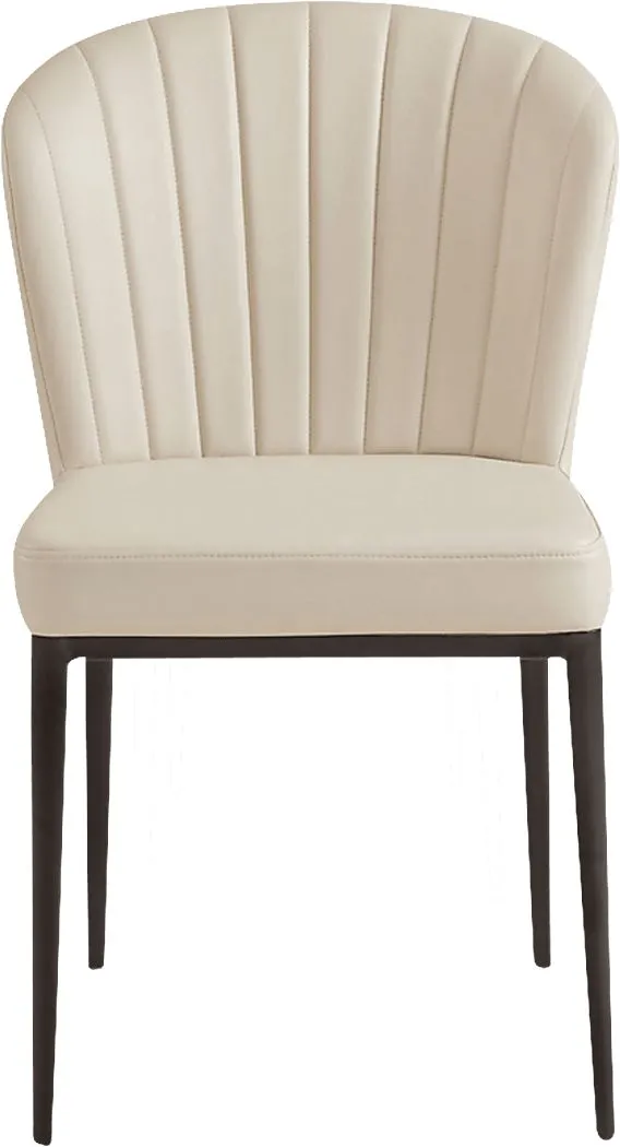 Labonte Taupe Dining Chair, Set of 2