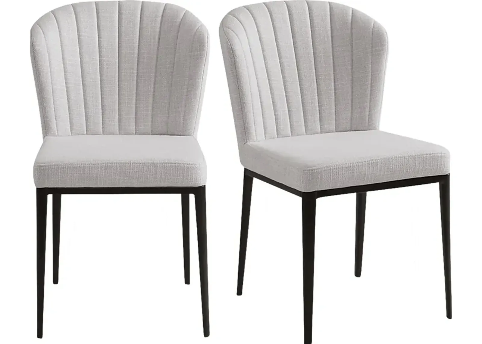 Labonte Gray Dining Chair, Set of 2