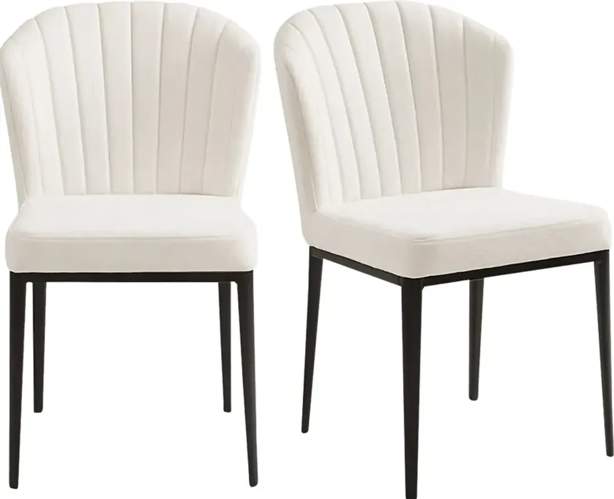 Labonte Ivory Dining Chair, Set of 2