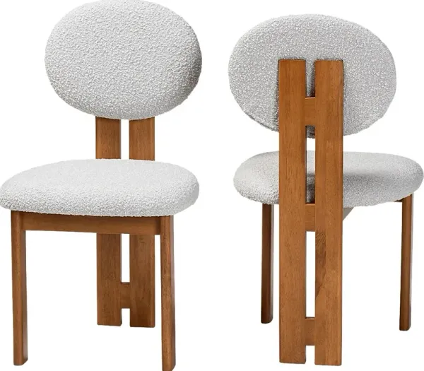 Friendfield Gray Dining Chair, Set of 2