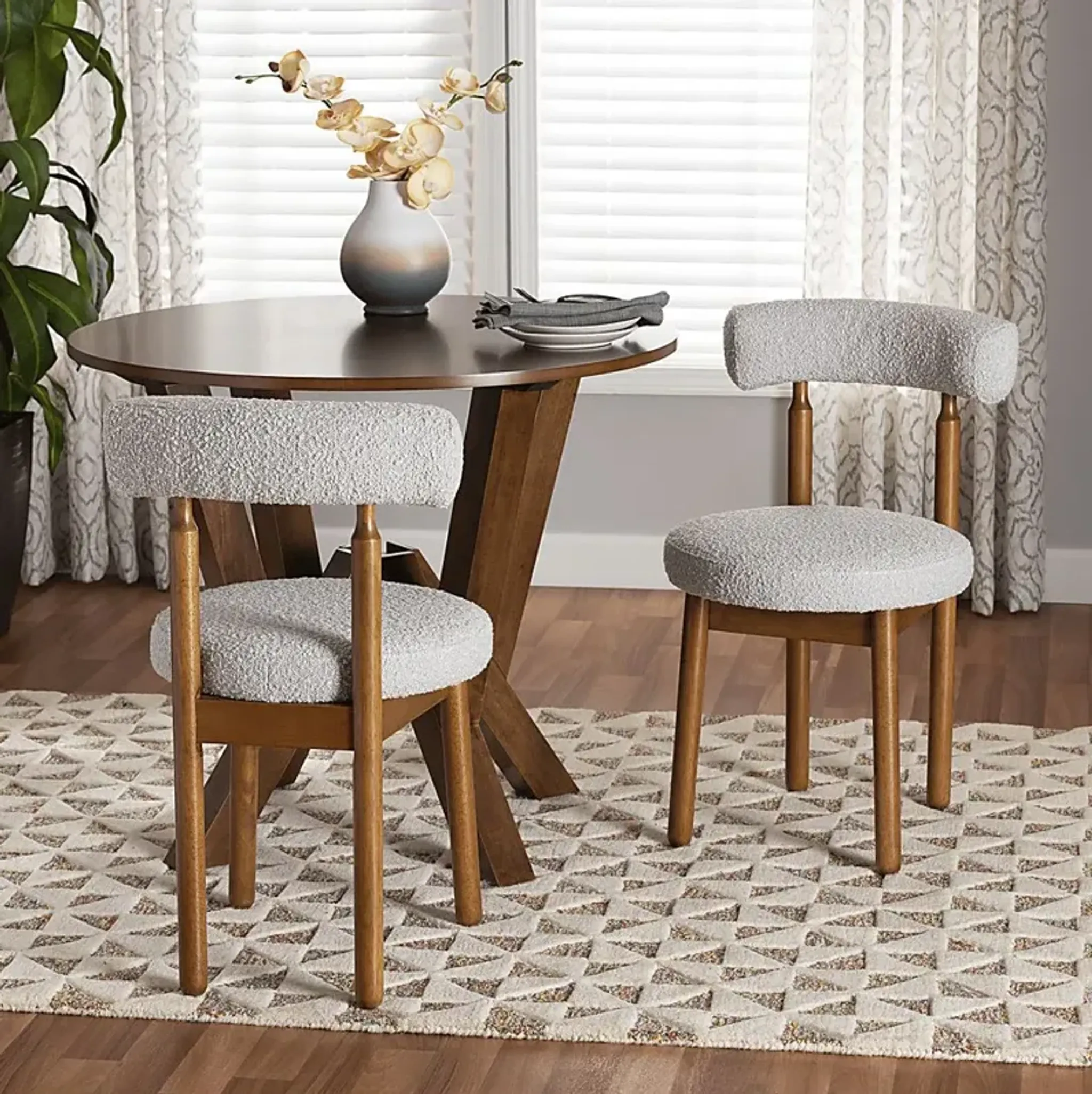 Howington Gray Dining Chair, Set of 2 | Furniture.com