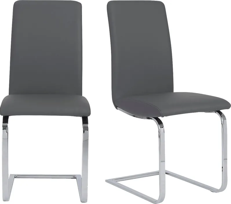 Rosecommon I Gray Dining Chair, Set of 2