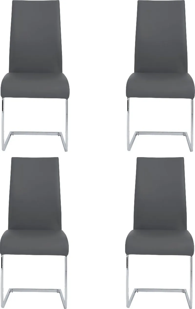 Stiney Gray Dining Chair, Set of 4