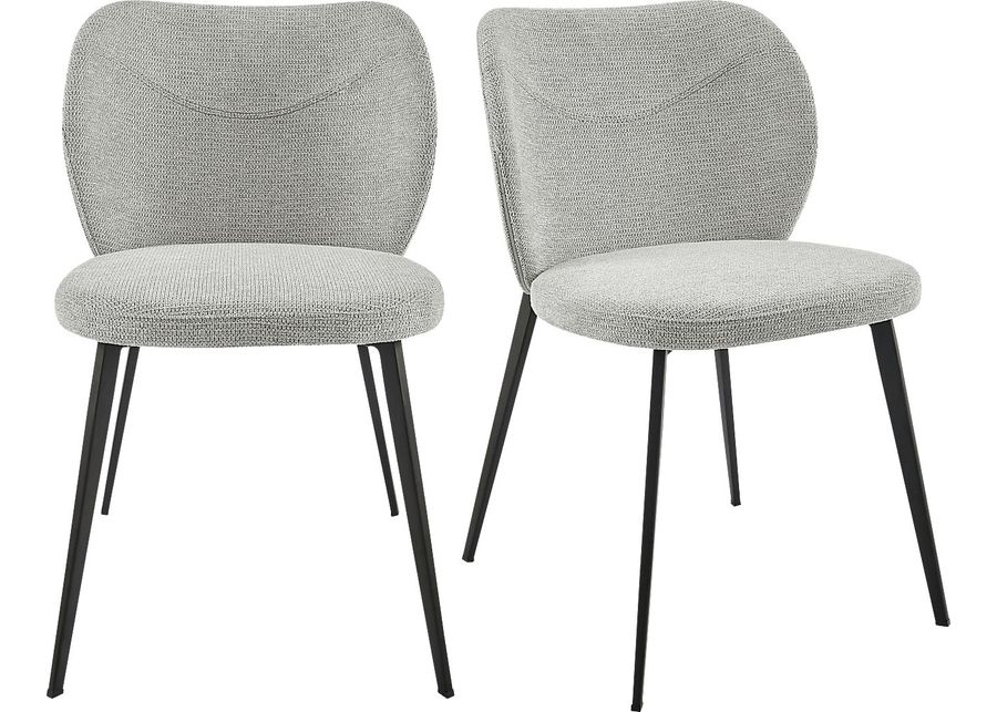 Shenadoah Light Gray Dining Chair, Set of 2