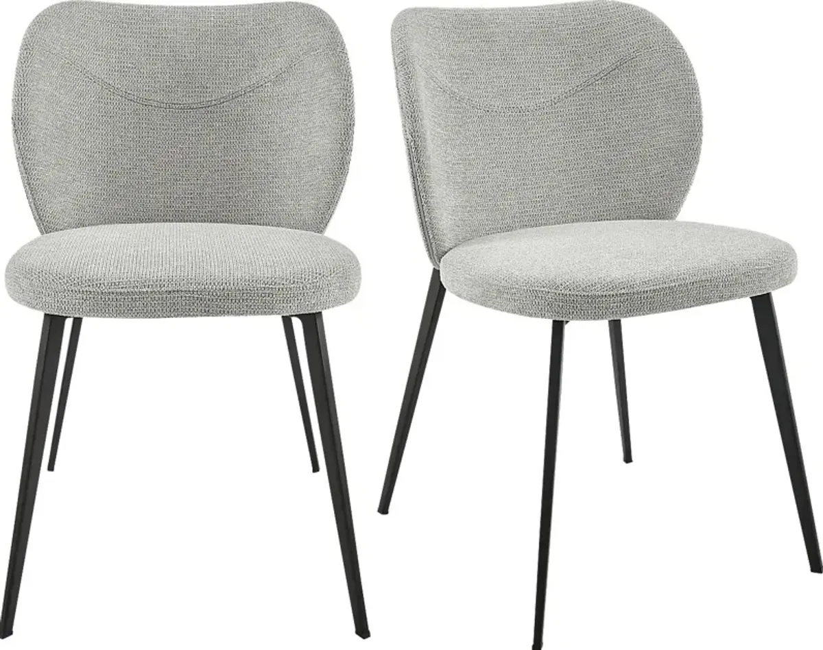 Shenadoah Light Gray Dining Chair, Set of 2