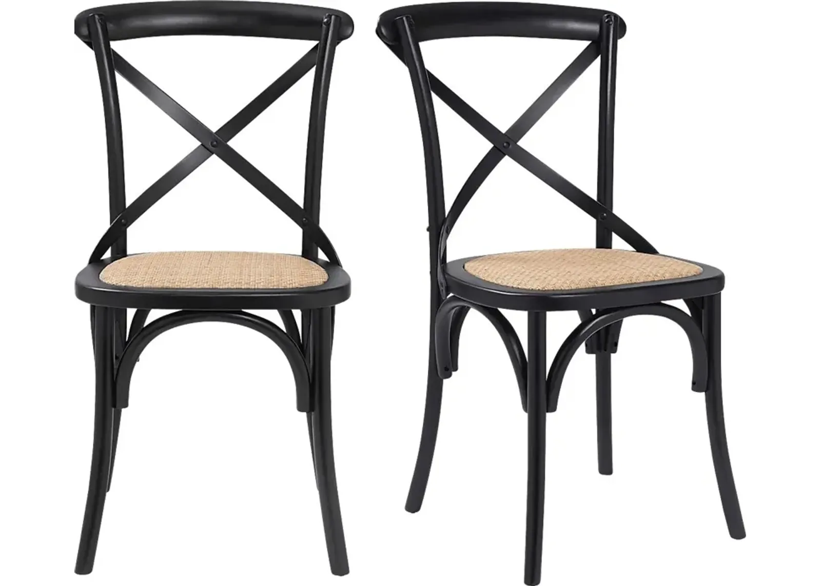 Starfrost Black Dining Chair, Set of 2