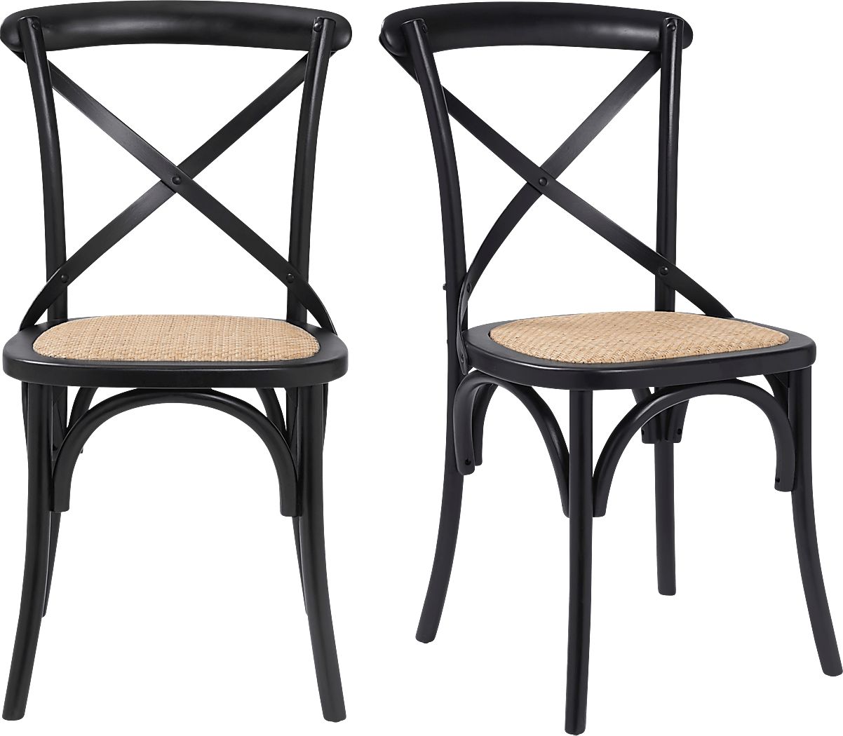 Starfrost Black Dining Chair, Set of 2