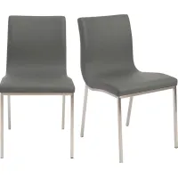 Swygert I Gray Dining Chair, Set of 2