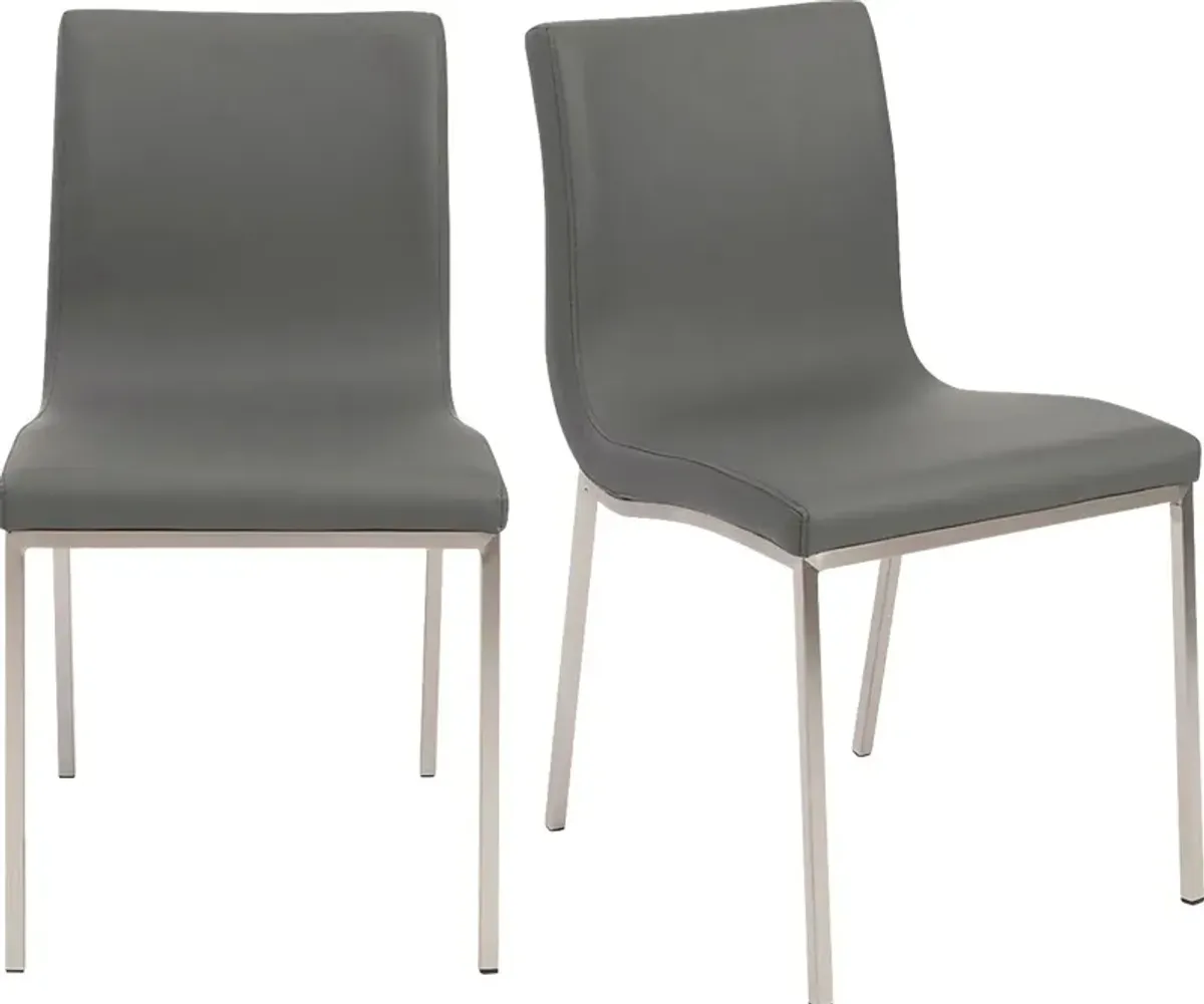 Swygert I Gray Dining Chair, Set of 2